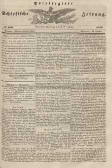 Privilegirte Schlesische Zeitung. 1846, № 230 (2 Oktober) + dod.