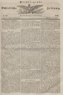 Privilegirte Schlesische Zeitung. 1846, № 242 (16 Oktober) + dod.