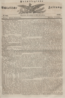 Privilegirte Schlesische Zeitung. 1846, № 245 (20 Oktober) + dod.