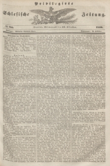 Privilegirte Schlesische Zeitung. 1846, № 255 (31 Oktober) + dod.