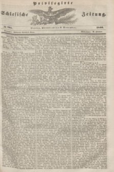 Privilegirte Schlesische Zeitung. 1846, № 261 (7 November) + dod.
