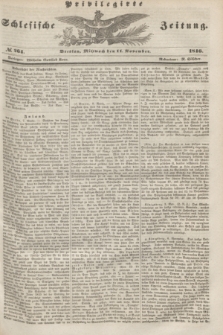 Privilegirte Schlesische Zeitung. 1846, № 264 (11 November) + dod.