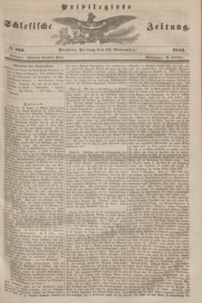 Privilegirte Schlesische Zeitung. 1846, № 266 (13 November) + dod.