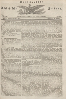Privilegirte Schlesische Zeitung. 1846, № 273 (21 November) + dod.