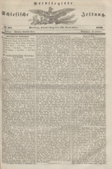 Privilegirte Schlesische Zeitung. 1846, № 277 (26 November) + dod.