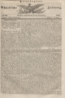 Privilegirte Schlesische Zeitung. 1846, № 279 (28 November)