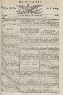 Privilegirte Schlesische Zeitung. 1846, № 284 (4 December) + dod.