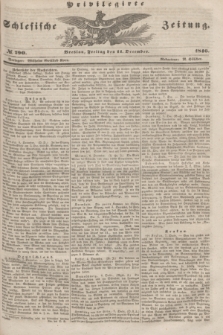 Privilegirte Schlesische Zeitung. 1846, № 290 (11 December) + dod.