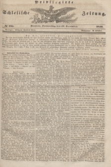 Privilegirte Schlesische Zeitung. 1846, № 295 (17 December) + dod.