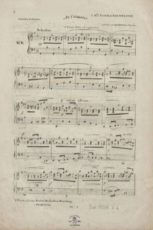 Feuilles volantes pour le pianoforte : op. 139. No 6, Je l'amais : à m[ademoise]lle Téofile Kischwalter