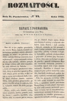 Rozmaitości : pismo dodatkowe do Gazety Lwowskiej. 1855, nr 44