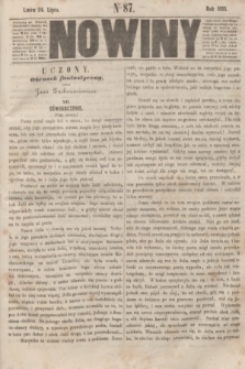 Nowiny. [T.2], nr 87 (24 lipca 1855)