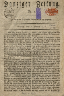 Danziger Zeitung. 1817, No. 1 (2 Januar)