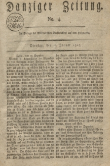 Danziger Zeitung. 1817, No. 4 (7 Januar)