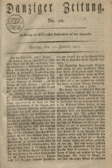 Danziger Zeitung. 1817, No. 10 (17 Januar)