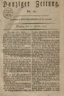 Danziger Zeitung. 1817, No. 12 (21 Januar)