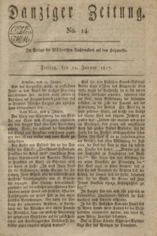 Danziger Zeitung. 1817, No. 14 (24 Januar)