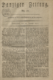 Danziger Zeitung. 1817, No. 17 (30 Januar)