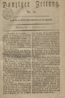 Danziger Zeitung. 1817, No. 22 (7 Februar)
