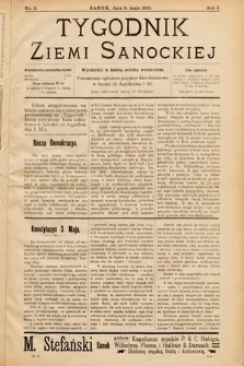 Tygodnik Ziemi Sanockiej. 1910, nr 2