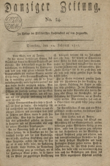 Danziger Zeitung. 1817, No. 24 (11 Februar)