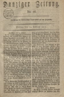 Danziger Zeitung. 1817, No. 26 (14 Februar)