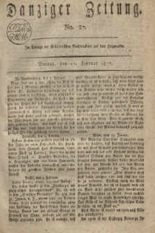 Danziger Zeitung. 1817, No. 27 (17 Februar)