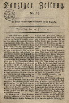 Danziger Zeitung. 1817, No. 29 (20 Februar)