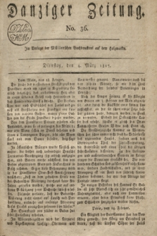 Danziger Zeitung. 1817, No. 36 (4 März)