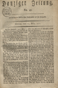 Danziger Zeitung. 1817, No. 43 (17 März)