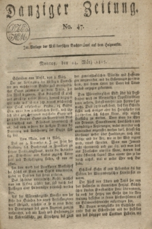 Danziger Zeitung. 1817, No. 47 (24 März)