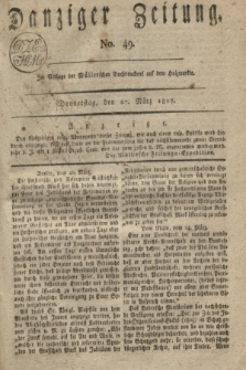 Danziger Zeitung. 1817, No. 49 (27 März)