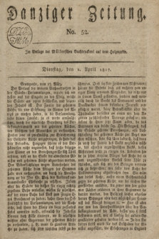Danziger Zeitung. 1817, No. 52 (1 April)