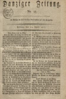 Danziger Zeitung. 1817, No. 58 (11 April)