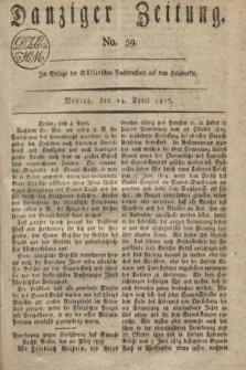 Danziger Zeitung. 1817, No. 59 (14 April)