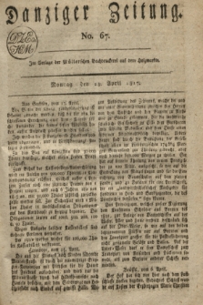 Danziger Zeitung. 1817, No. 67 (28 April)