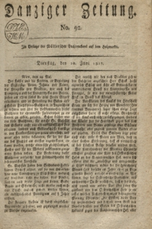 Danziger Zeitung. 1817, No. 92 (10 Juni)