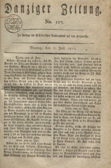 Danziger Zeitung. 1817, No. 107 (7 Juli)