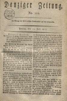 Danziger Zeitung. 1817, No. 110 (11 Juli)