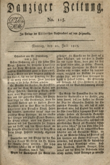 Danziger Zeitung. 1817, No. 115 (21 Juli)