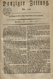 Danziger Zeitung. 1817, No. 116 (22 Juli)