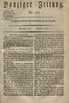 Danziger Zeitung. 1817, No. 122 (1 August)