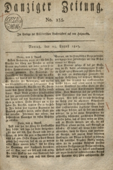 Danziger Zeitung. 1817, No. 135 (25 August)