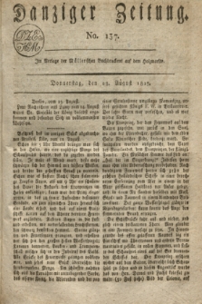 Danziger Zeitung. 1817, No. 137 (28 August)