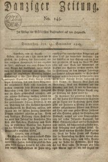 Danziger Zeitung. 1817, No. 145 (11 September)