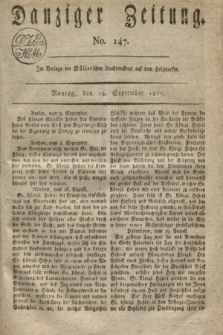 Danziger Zeitung. 1817, No. 147 (15 September)