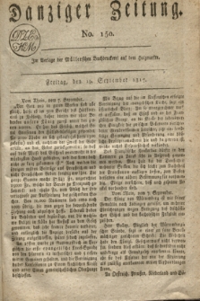 Danziger Zeitung. 1817, No. 150 (19 September)