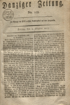 Danziger Zeitung. 1817, No. 158 (3 Oktober)
