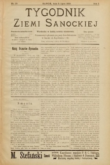 Tygodnik Ziemi Sanockiej. 1910, nr 10