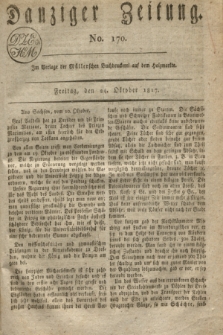 Danziger Zeitung. 1817, No. 170 (24 Oktober)